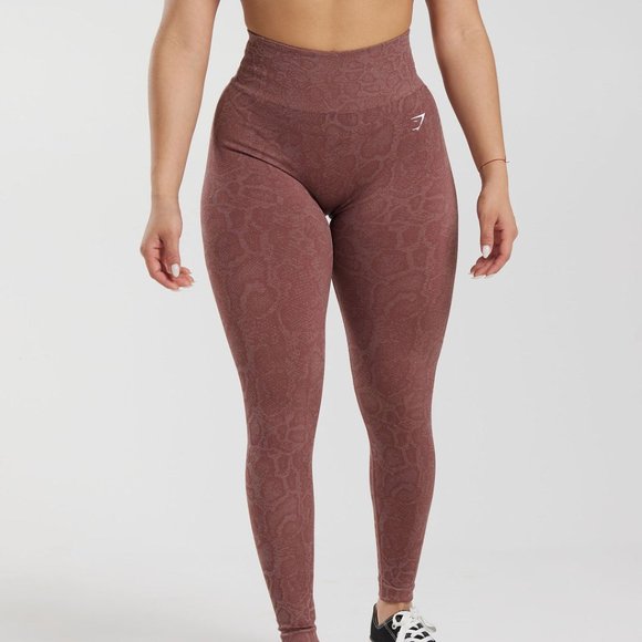 Gymshark BNWT Animal print legging and crossover bra set - Picture 1 of 5